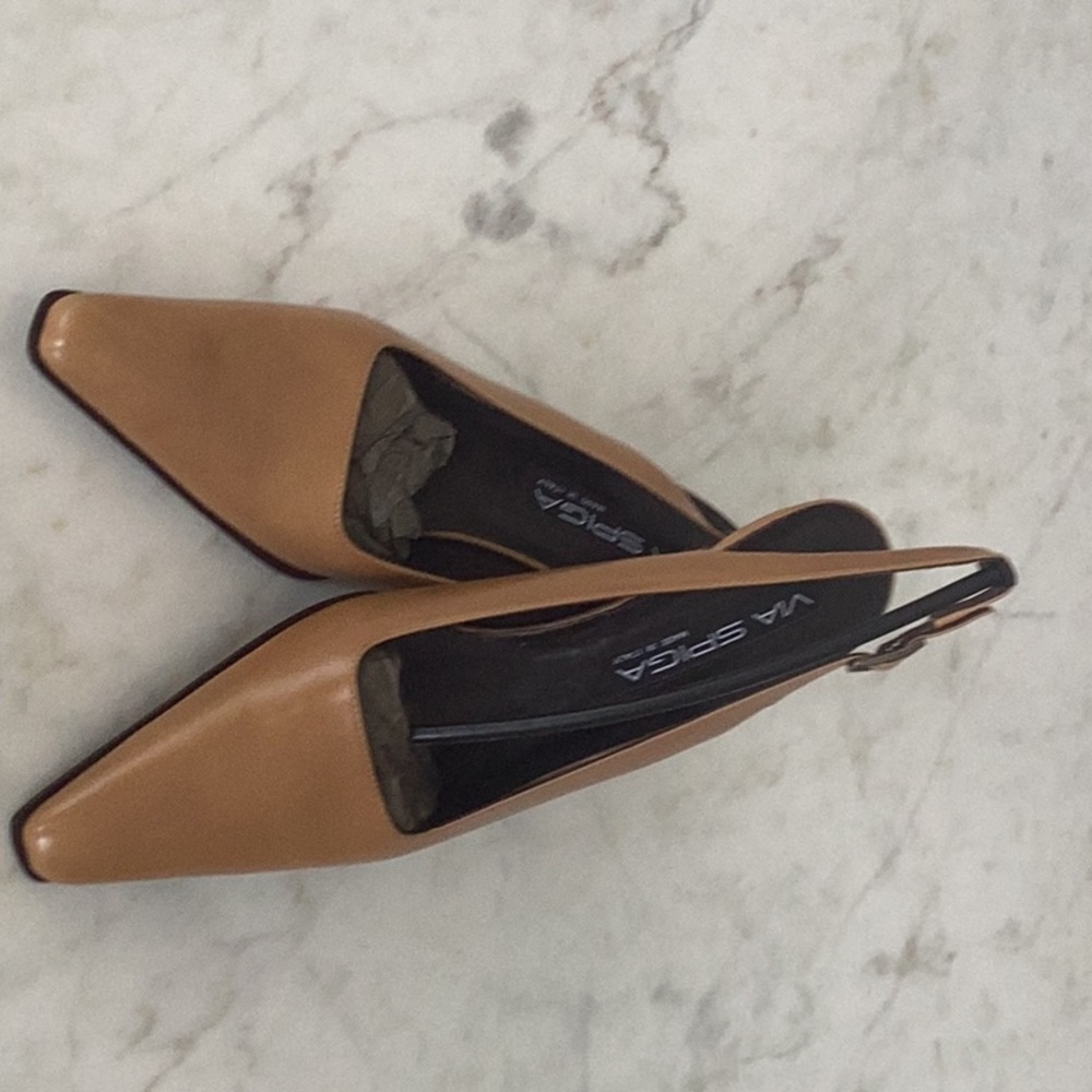 Brand New Via Spiga sling back shoes in box!